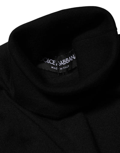 Dolce & Gabbana Schwarzer Kaschmir-Rollkragenpullover