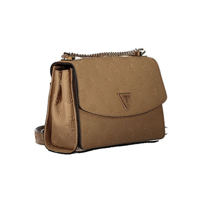 Guess Jeans Beige Polyethylen Handtasche