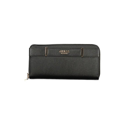 Guess Jeans Schwarzes Portemonnaie aus Polyethylen