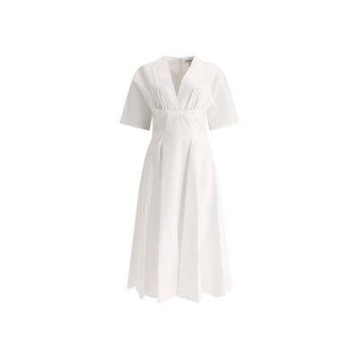 Alaïa Midikleid aus Baumwolle