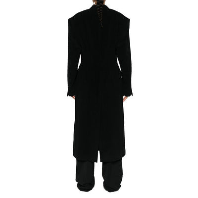 Balenciaga Mantel aus Kaschmir und Wolle im Cinch-Verfahren