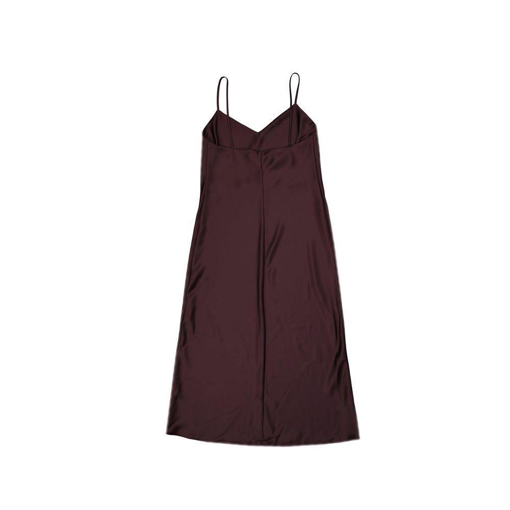 BLANCA VITA Acacia Satin Slip Midikleid