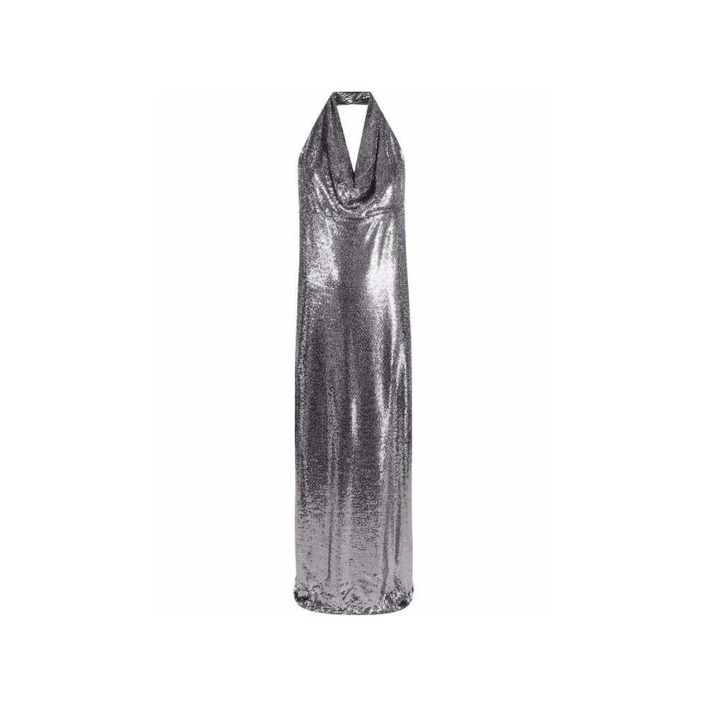 BLANCA VITA Langes Kleid mit Pailletten-Verzierung