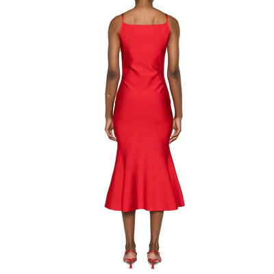 Alexander McQueen Ausgestelltes Strickkleid