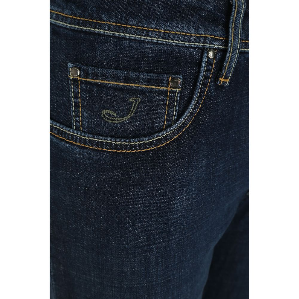 Jacob Cohen Blaue Baumwolljeans &amp