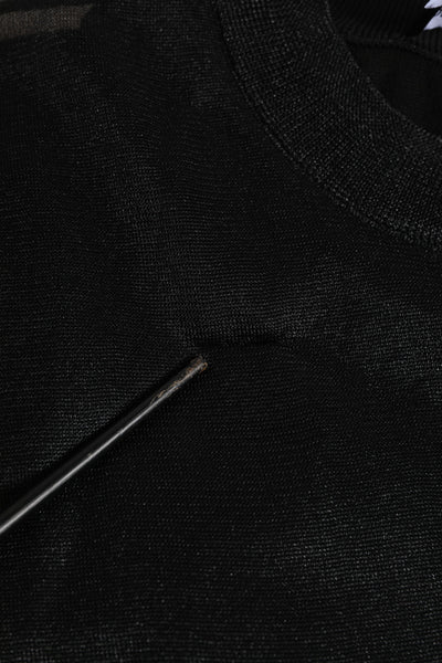 Dolce & Gabbana Schwarzer Polyester Pullover Sweatshirt Pullover