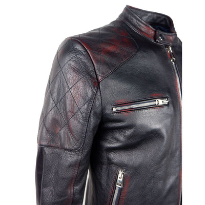 Dolce & Gabbana Schwarze Ziegenlederjacke