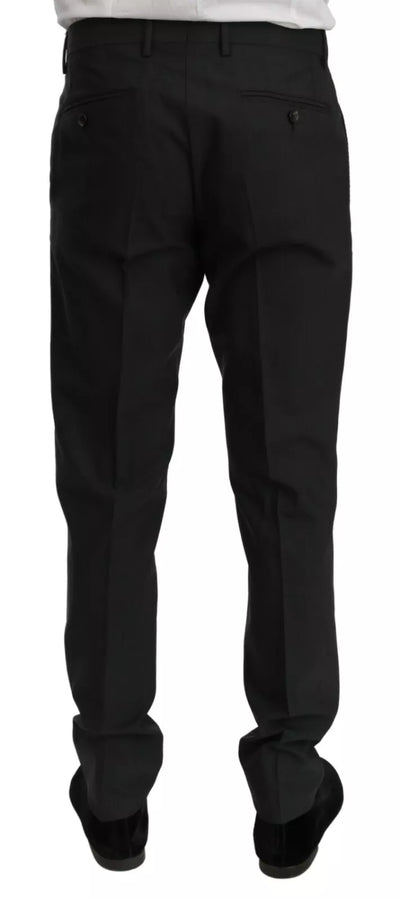 Dolce & Gabbana Slim Fit MARTINI Anzug aus Wolle, grau