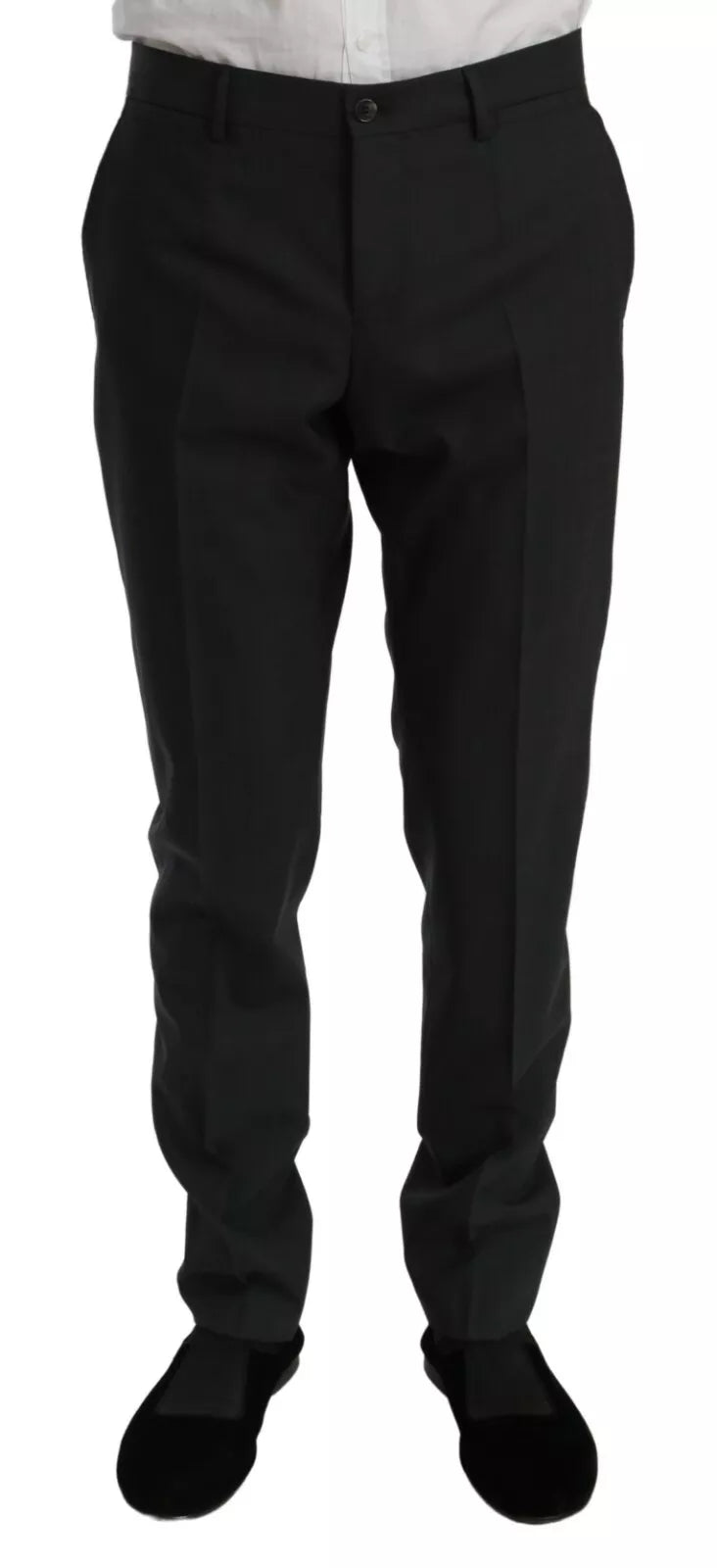 Dolce & Gabbana Slim Fit MARTINI Anzug aus Wolle, grau