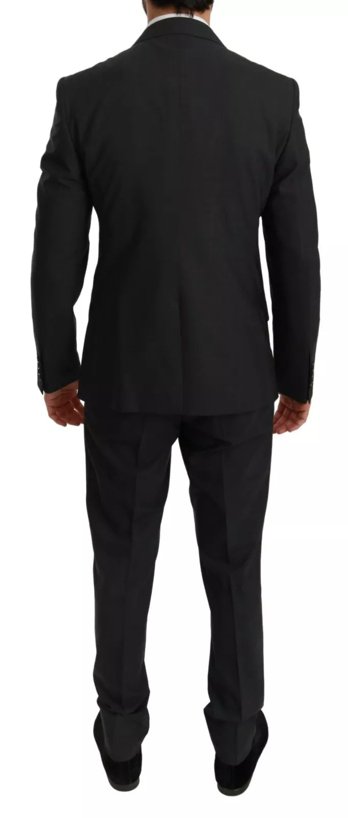Dolce & Gabbana Slim Fit MARTINI Anzug aus Wolle, grau