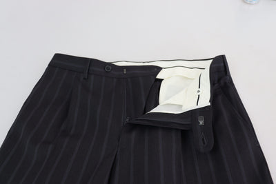 Dolce & Gabbana Graue formelle Hose aus Wollmischung Hose