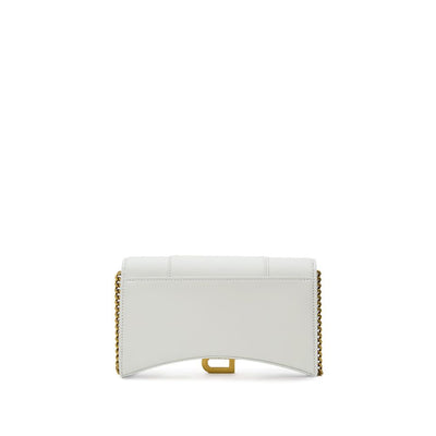 Balenciaga Weiße Leder-Umhängetasche