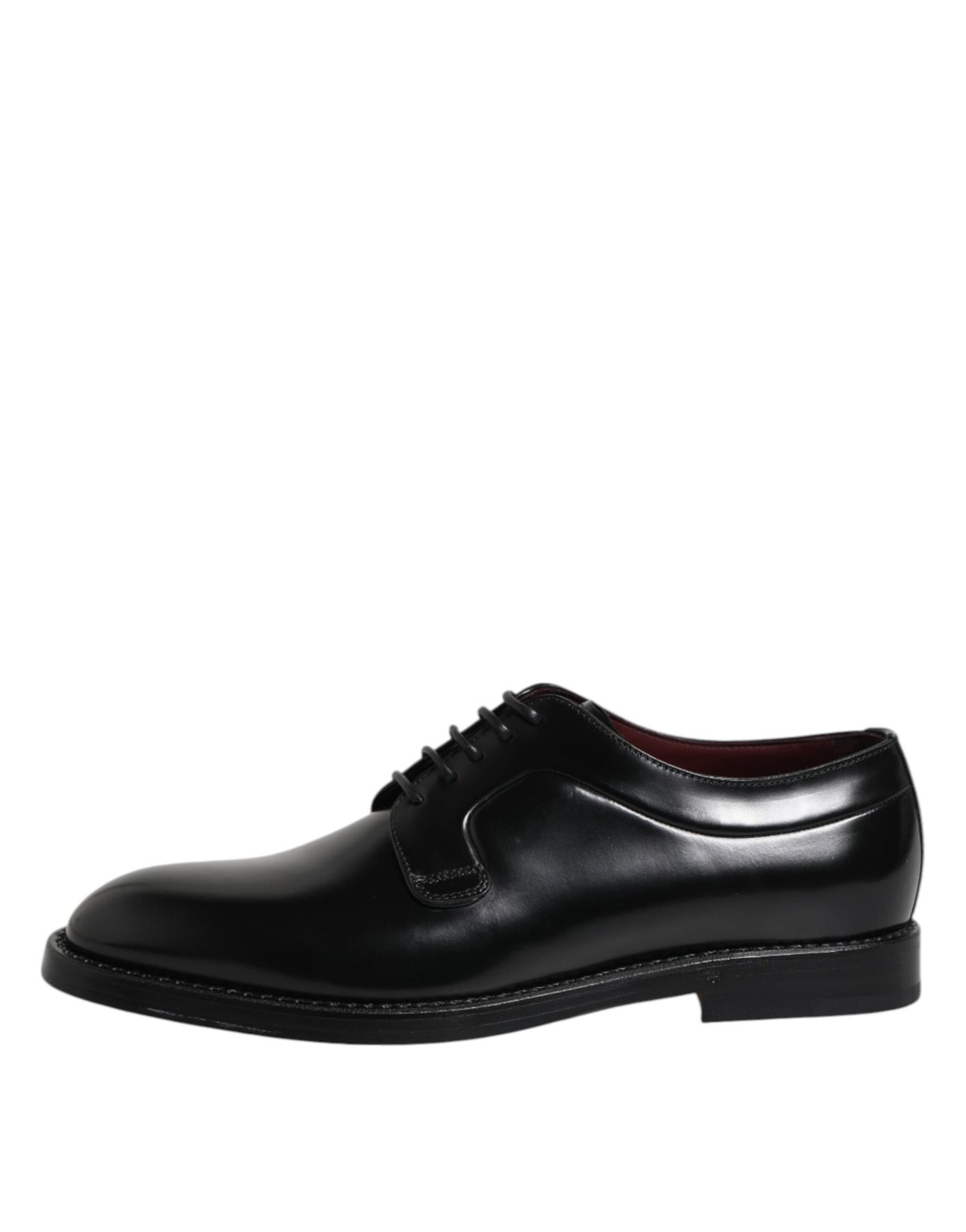 Dolce & Gabbana Schwarze Kalbsleder Schnürschuhe