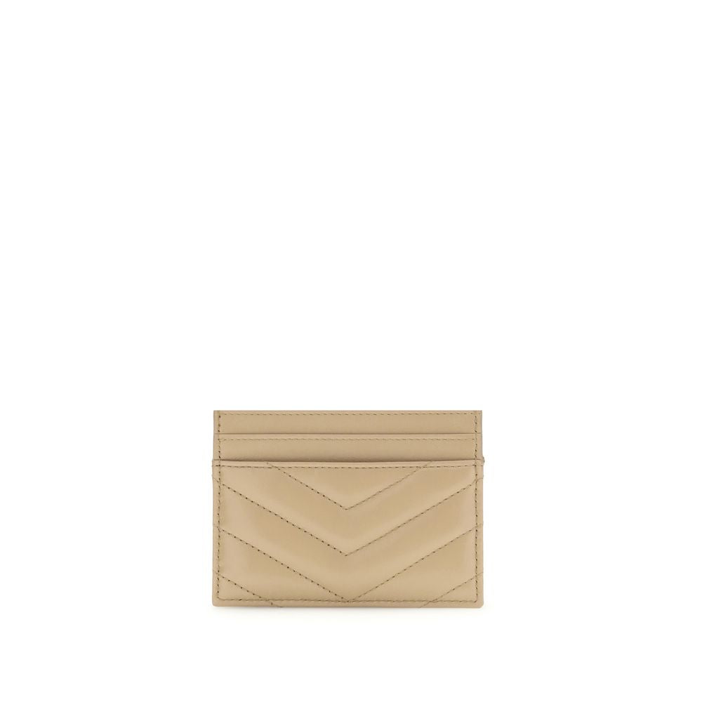 Saint Laurent Lammfell-Kartenetui
