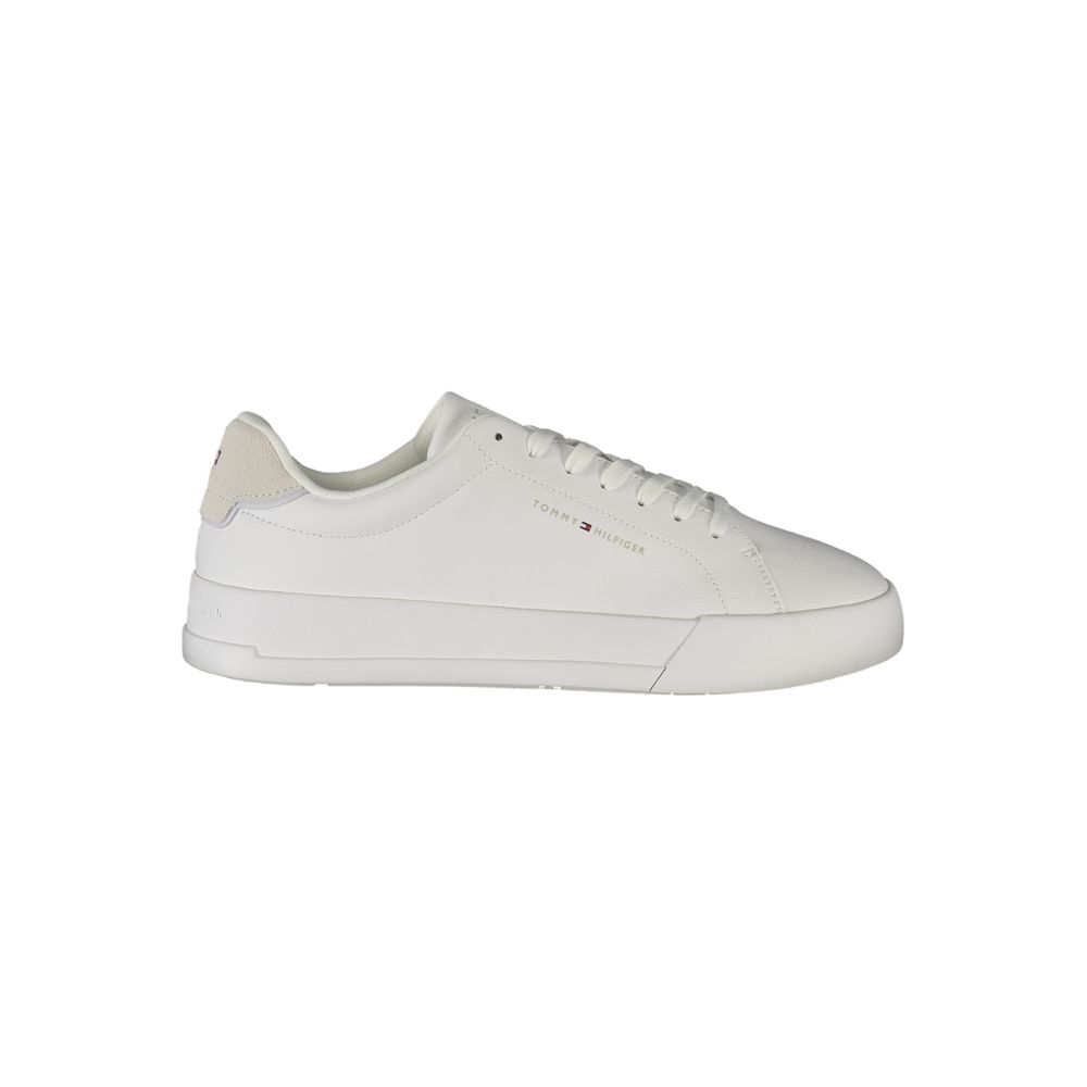 Tommy Hilfiger Weißes Leder Herren Sneaker