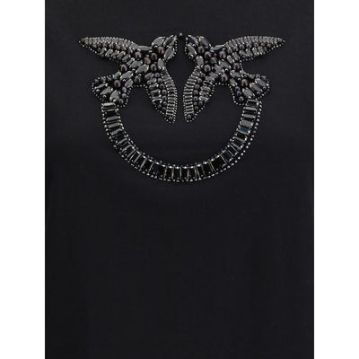 PINKO T-Shirt mit gesticktem Logo