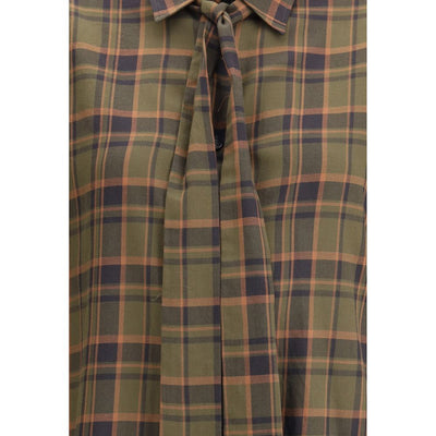 Saint Laurent Cassandre Karo-Lavaliershemd