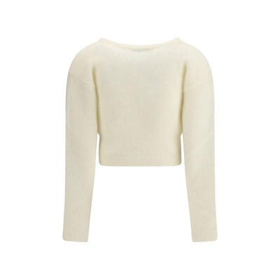 Alessandra Rich Mohair-Cardigan mit Stickerei