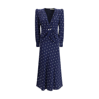 Alessandra Rich Polka-Dot-Kleid