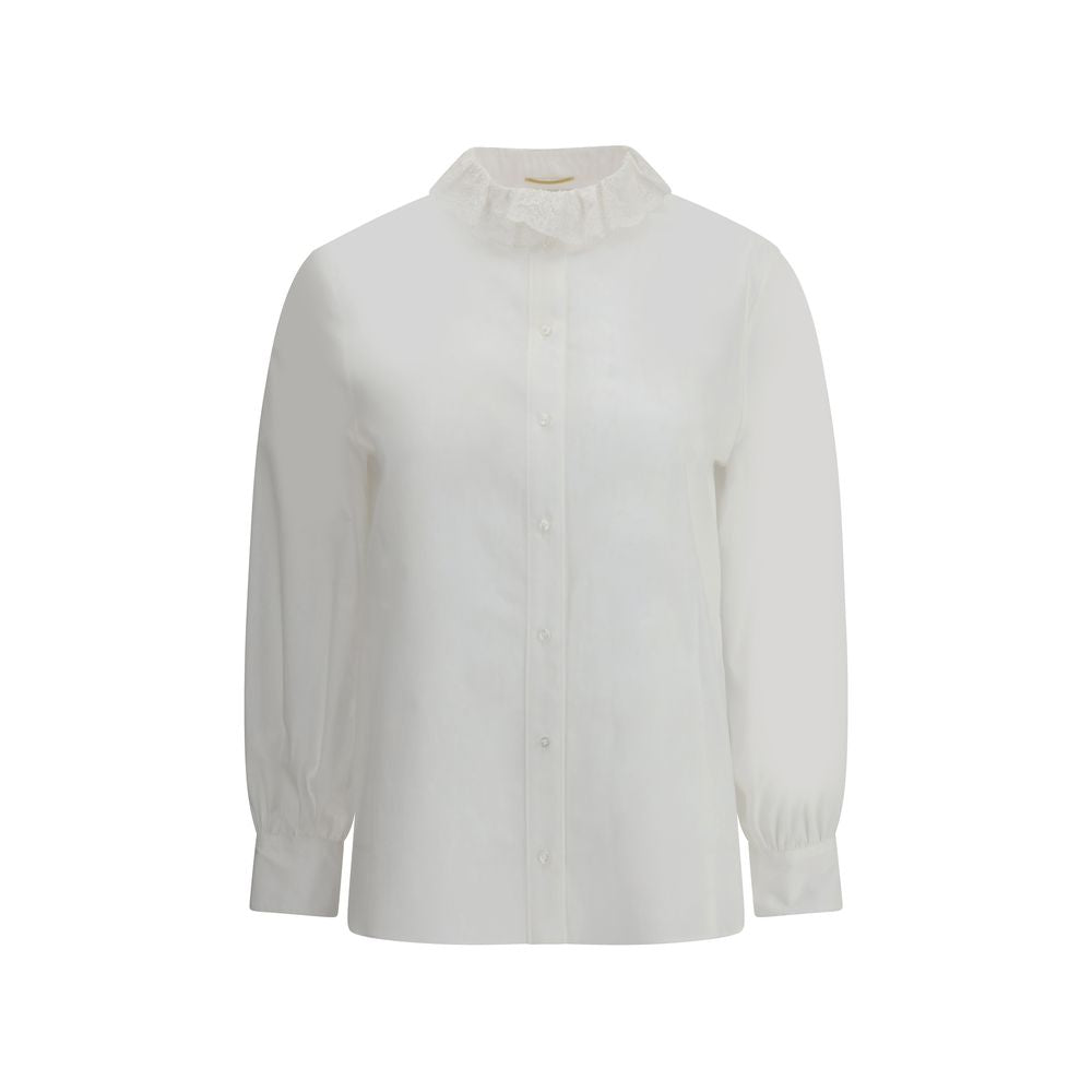 Saint Laurent Hemd aus Baumwollpopeline