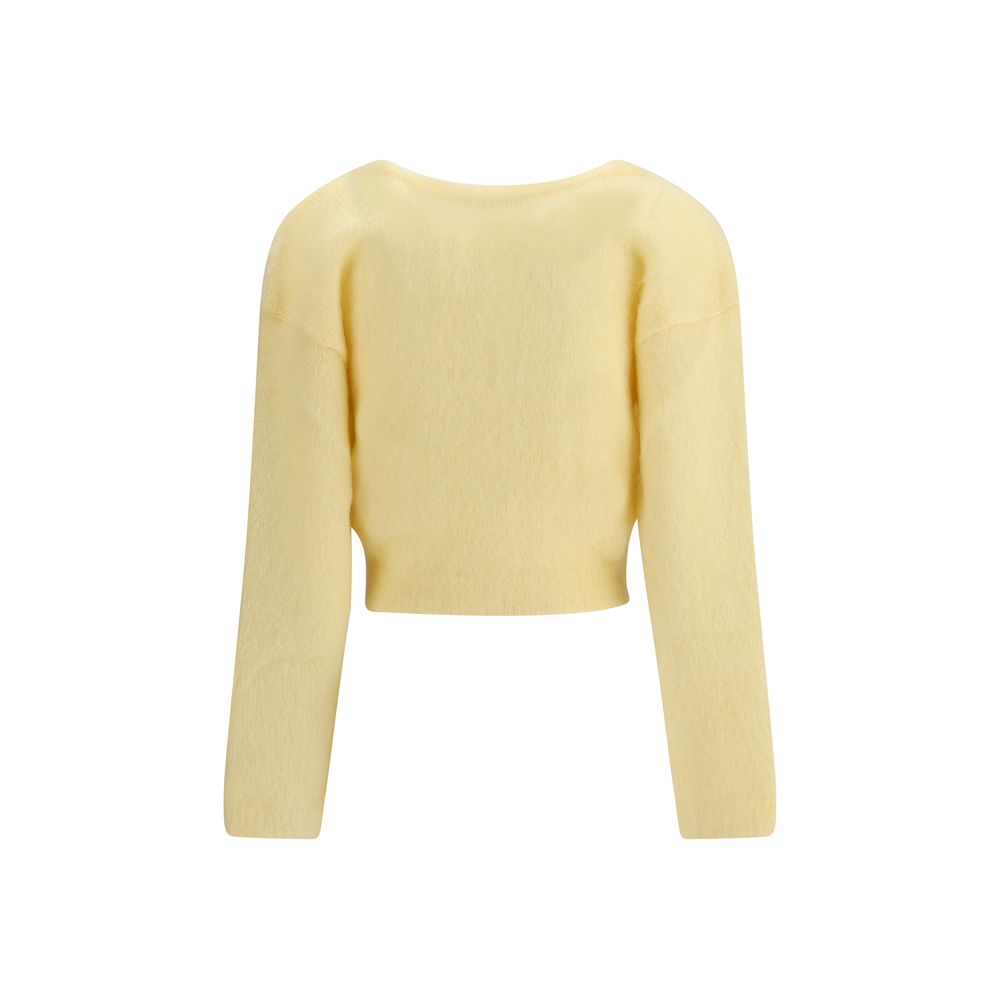 Alessandra Rich Mohair-Cardigan mit Stickerei