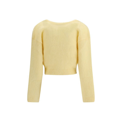 Alessandra Rich Mohair-Cardigan mit Stickerei