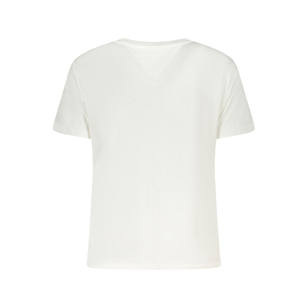 Tommy Hilfiger Weißes T-Shirt aus Baumwolle für Frauen