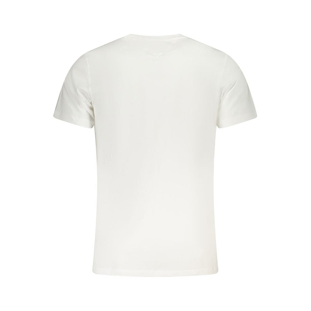 Tommy Hilfiger Weißes Baumwolle Männer T-Shirt