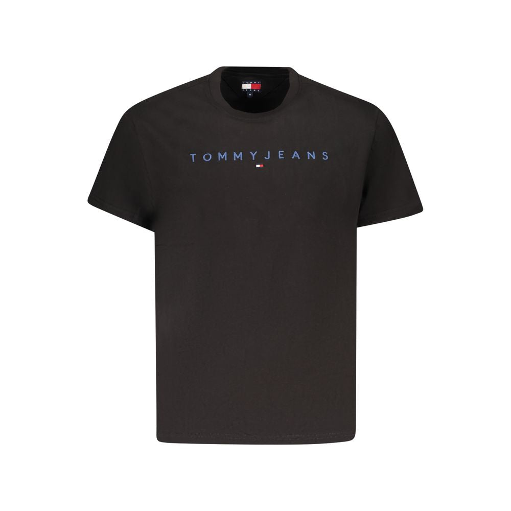 Tommy Hilfiger Schwarzes Baumwolle Männer T-Shirt