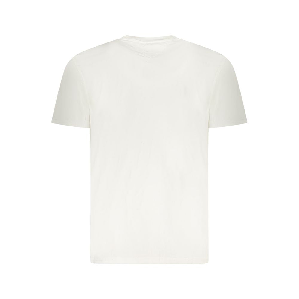 Tommy Hilfiger Weißes Baumwolle Männer T-Shirt