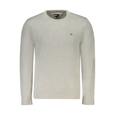 Tommy Hilfiger Grauer Baumwollpullover für Männer