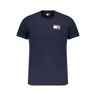 Tommy Hilfiger Blau Baumwolle Männer T-Shirt