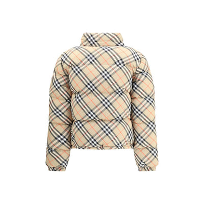 Burberry Karo-Daunenjacke