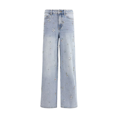 Self-Portrait Jeans mit weitem Bein