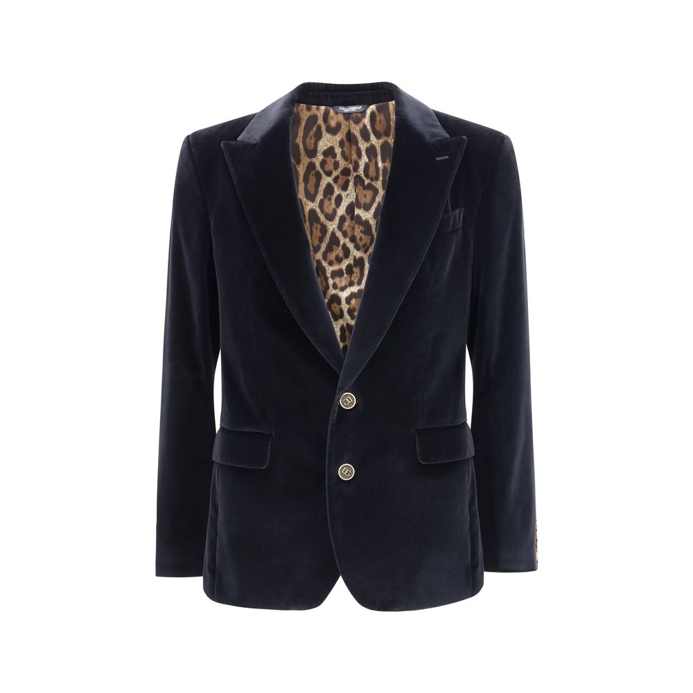 Dolce & Gabbana Samt Sicily Blazer
