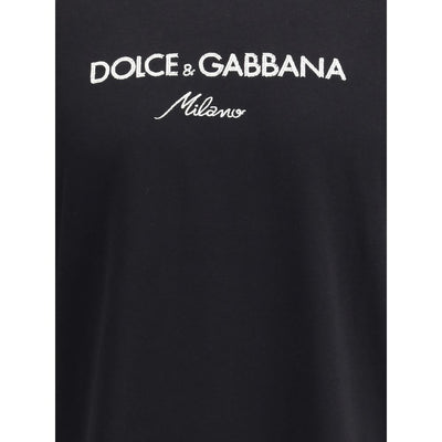 Dolce & Gabbana T-Shirt mit doppeltem Kragen