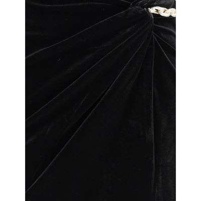 Self-Portrait Kurzes Samtkleid