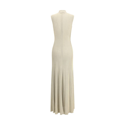 Self-Portrait Langes Kleid aus Lurexstrick