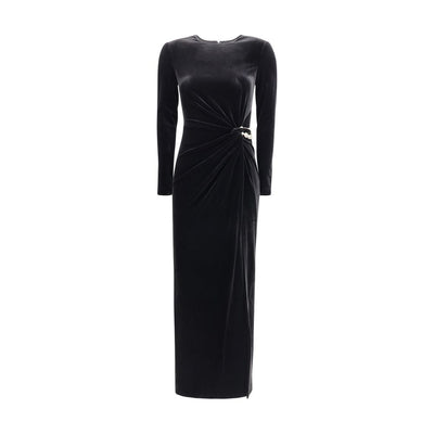 Self-Portrait Verschönertes Midikleid aus Samt