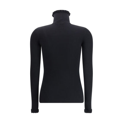 Valentino Wollpullover mit gerüschtem Kragen
