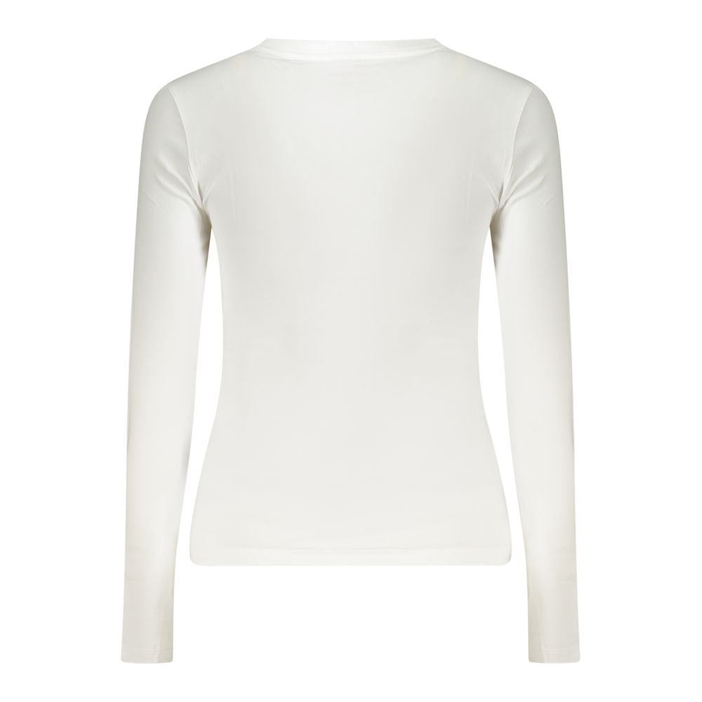 Guess Jeans Weißes T-Shirt aus Baumwolle für Frauen