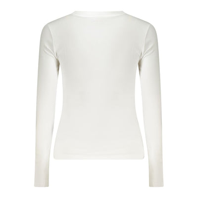 Guess Jeans Weißes T-Shirt aus Baumwolle für Frauen