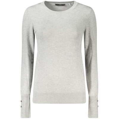 Guess Jeans Grauer Viskose Pullover für Frauen