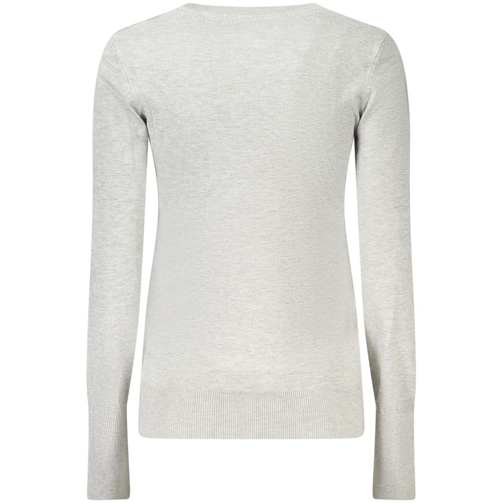 Guess Jeans Grauer Viskose Pullover für Frauen
