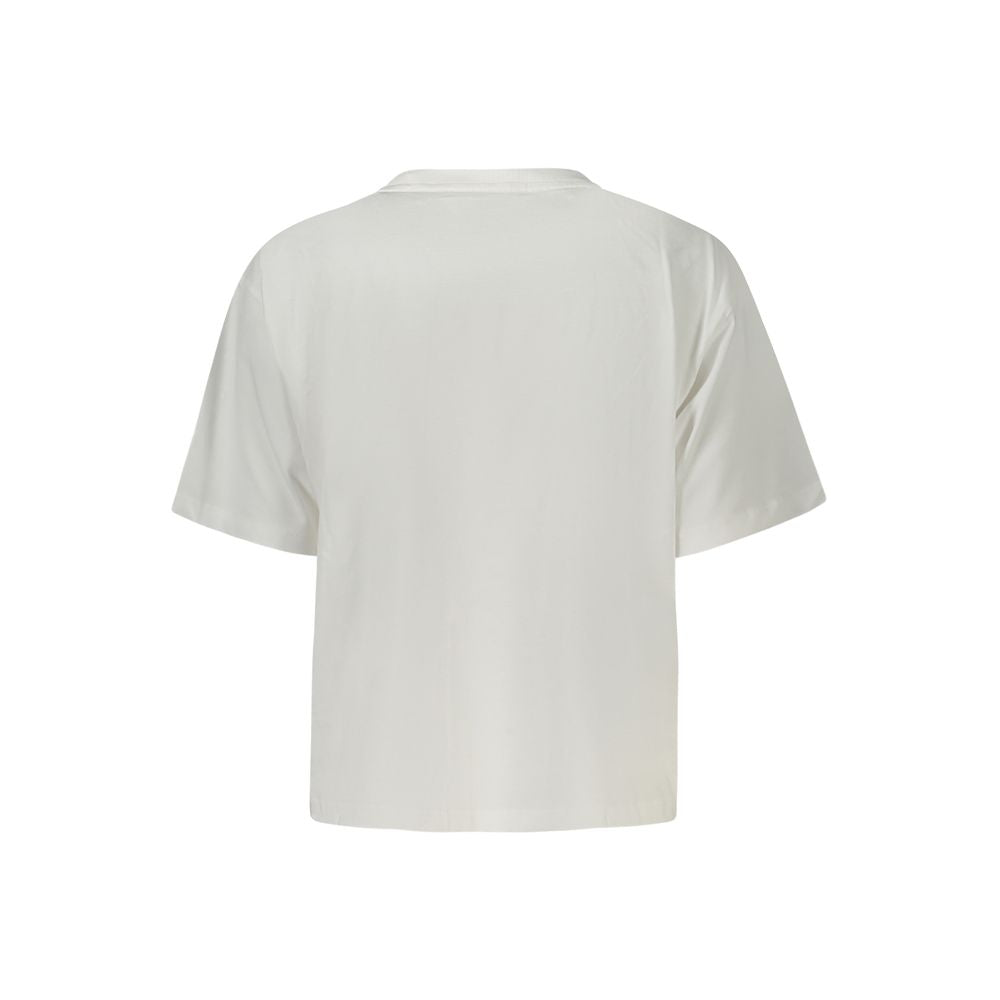 Guess Jeans Weißes T-Shirt aus Baumwolle für Frauen