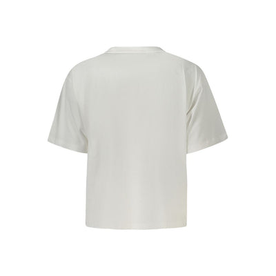 Guess Jeans Weißes T-Shirt aus Baumwolle für Frauen
