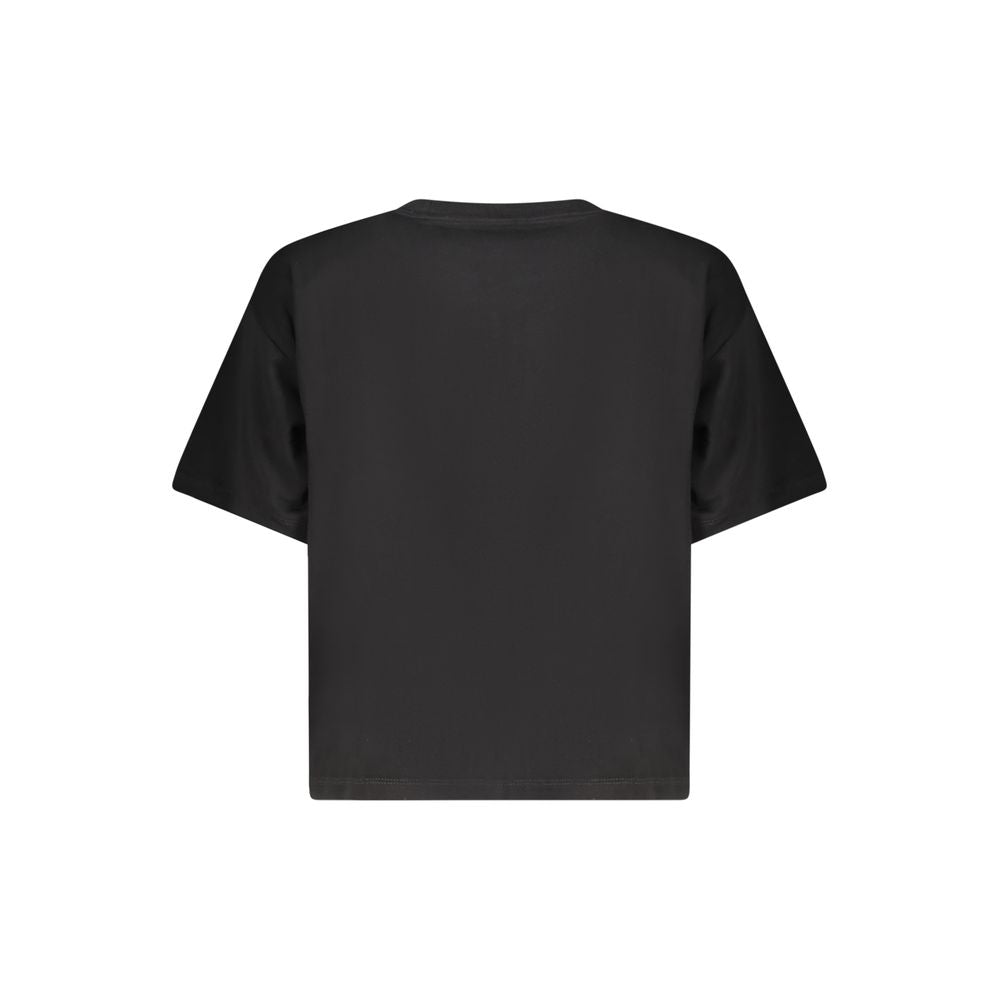 Guess Jeans Schwarzes Baumwoll-Top für Frauen