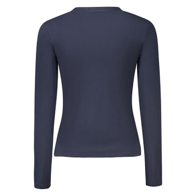 Guess Jeans T-Shirt aus blauer Baumwolle für Frauen