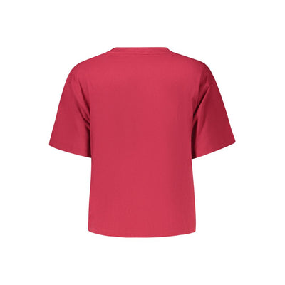 Guess Jeans Rotes Baumwoll-Top für Frauen