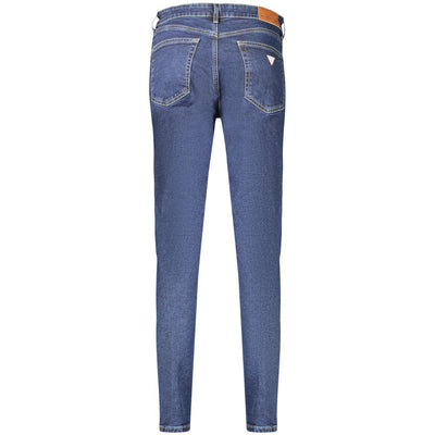 Guess Jeans Blaue Baumwoll-Skinny-Jeans für Frauen